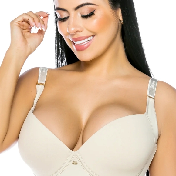 Stagmi Other - Stagmi Best Push Up Back Smoothing Bra Colombianas Faja "Magic Bra" Full Cup NEW